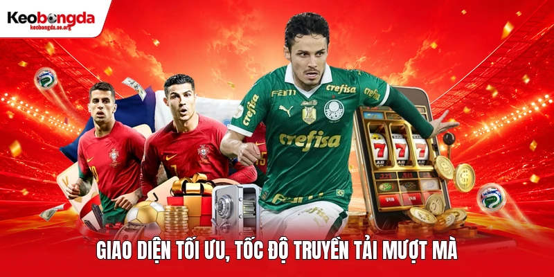 Giao diện tối ưu, tốc độ truyền tải mượt mà
