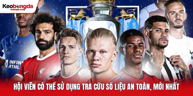 Hội viên có thể sử dụng tra cứu số liệu an toàn, mới nhất