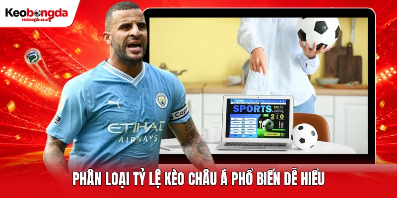 Phân loại tỷ lệ kèo châu Á phổ biến dễ hiểu