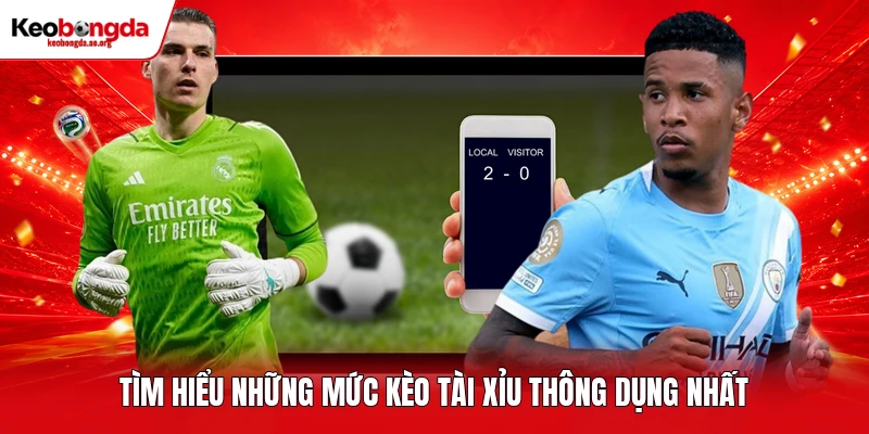 Tìm hiểu những mức kèo tài xỉu thông dụng nhất
