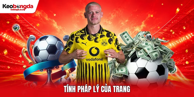 Tính pháp lý của trang kèo bóng đá