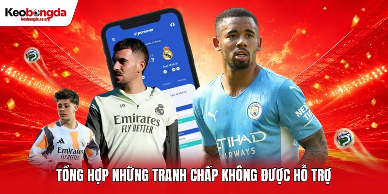 Tổng hợp những tranh chấp không được hỗ trợ