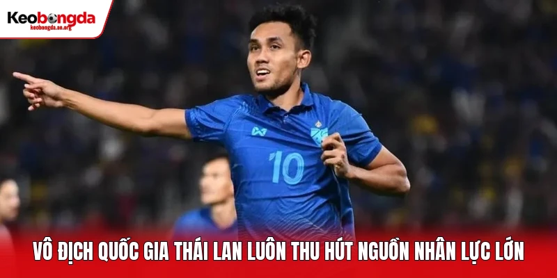 Vô địch quốc gia Thái Lan luôn thu hút nguồn nhân lực lớn